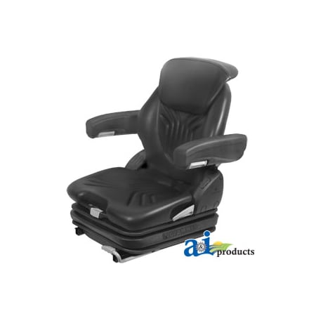 A & I Products Grammer Seat Assembly, BLK VINYL 25" x21.5" x19.5" A-MSG75GBLV-ASSY
